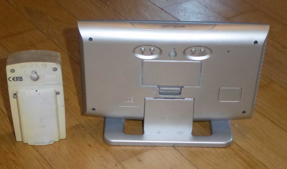 Bezprzewodowa STACJA POGODOWA z Higrometrem, Termometr +Radiowy Budzik