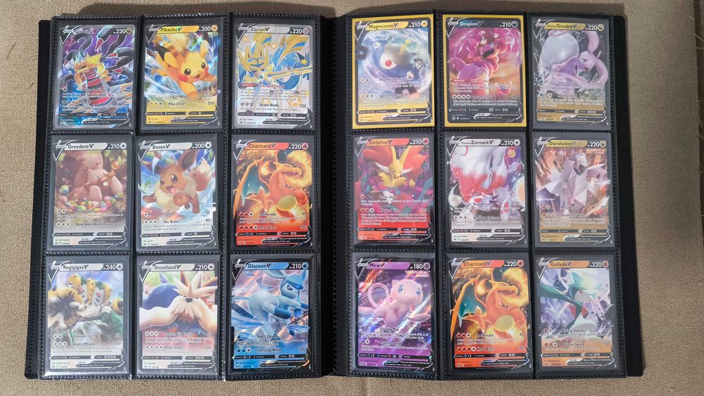 Binder cartas Pokémon v, vmax VSTAR