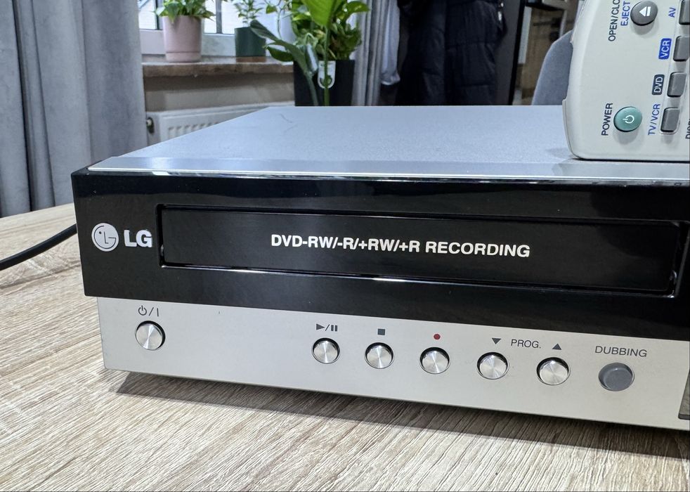 LG RC185 #Nagrywarka DVD VHS #6HD #Hi-Fi Stereo #DV-in #DivX #Pilot