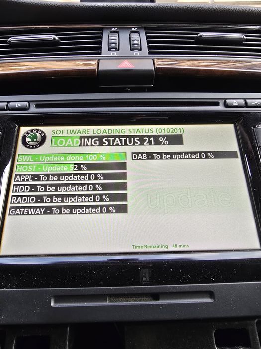 Aktualizacja map/aktywacja carplay android auto grupa VW