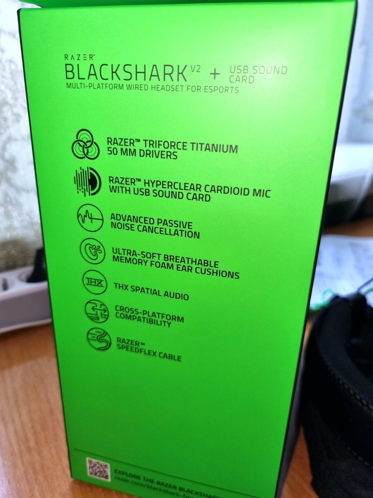 Razer Blackshark V2 + USB Sound Card
