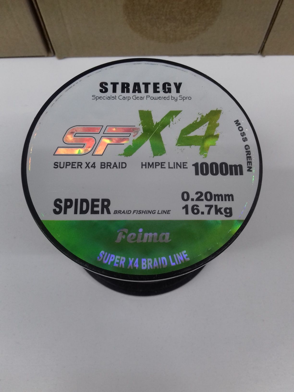 Шнур рыболовный 1000m Feima Strategy SP X4 0.40mm - 36.4кг