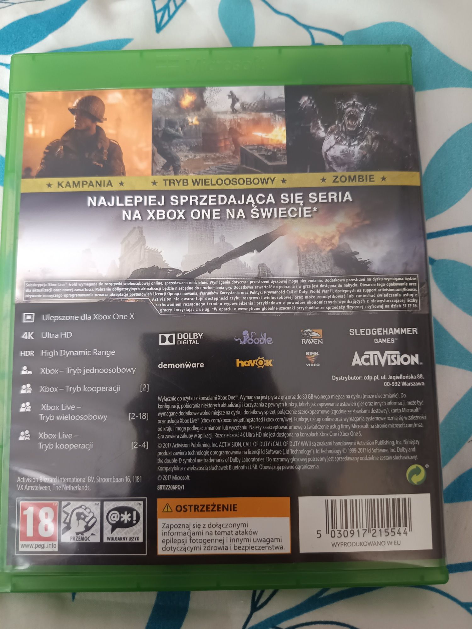 Call of Duty WWII PL gra Xbox One