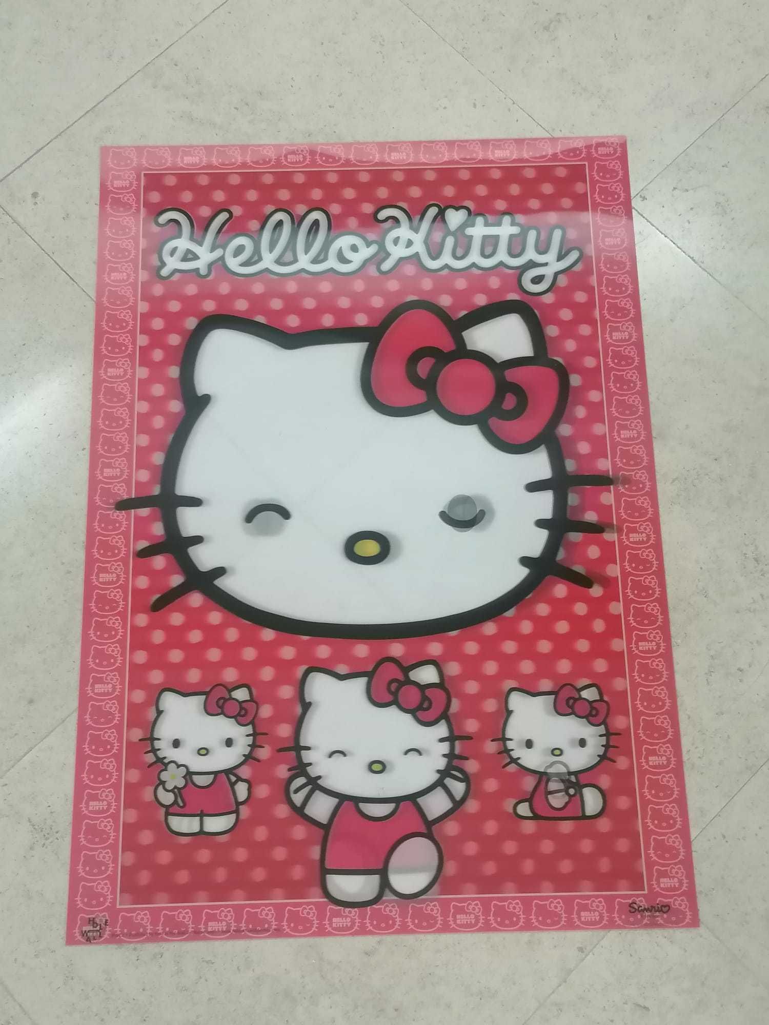 Hello Kitty - 3D Poster Lenticular - 47x67cm efeito 3D