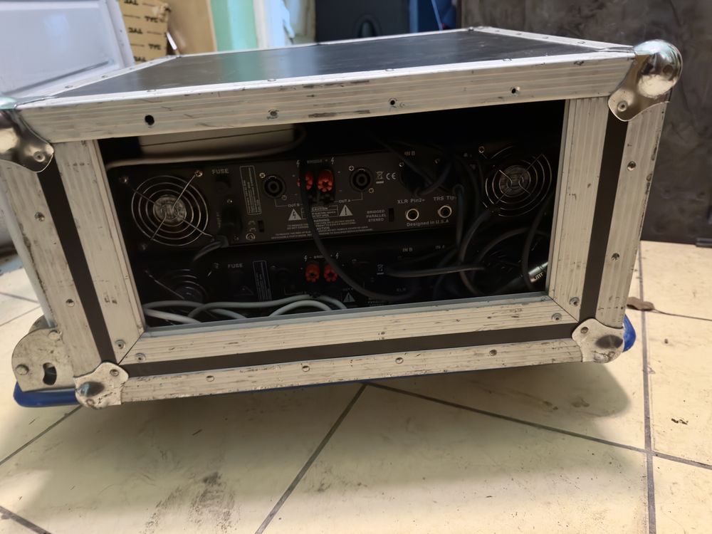 Końcówki mocy, Wzmacniacz t.amp TA2400.+ Crossover + case komplet