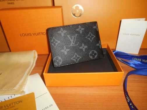 Louis Vuitton portmonetka portfel męski skóra 08-36-12