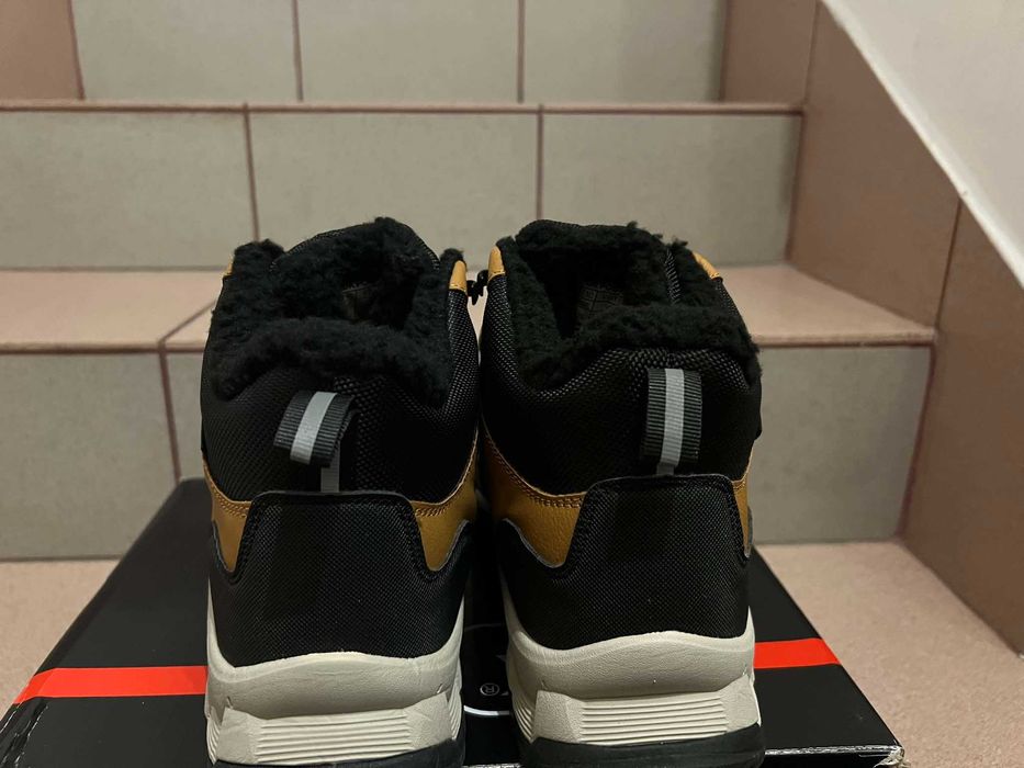 Buty Męskie Ocieplane Zimowe Camelowe Nr 42