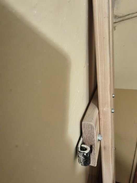 Drzwi sztachetowe drewniane - piwnica 200x80