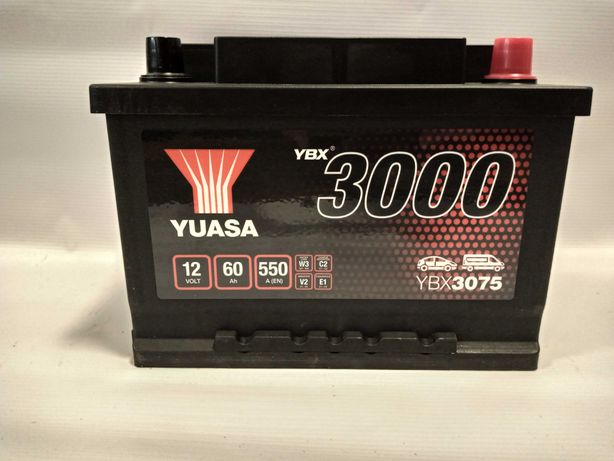 Akumulator YUASA YBX 60Ah 550A 12V