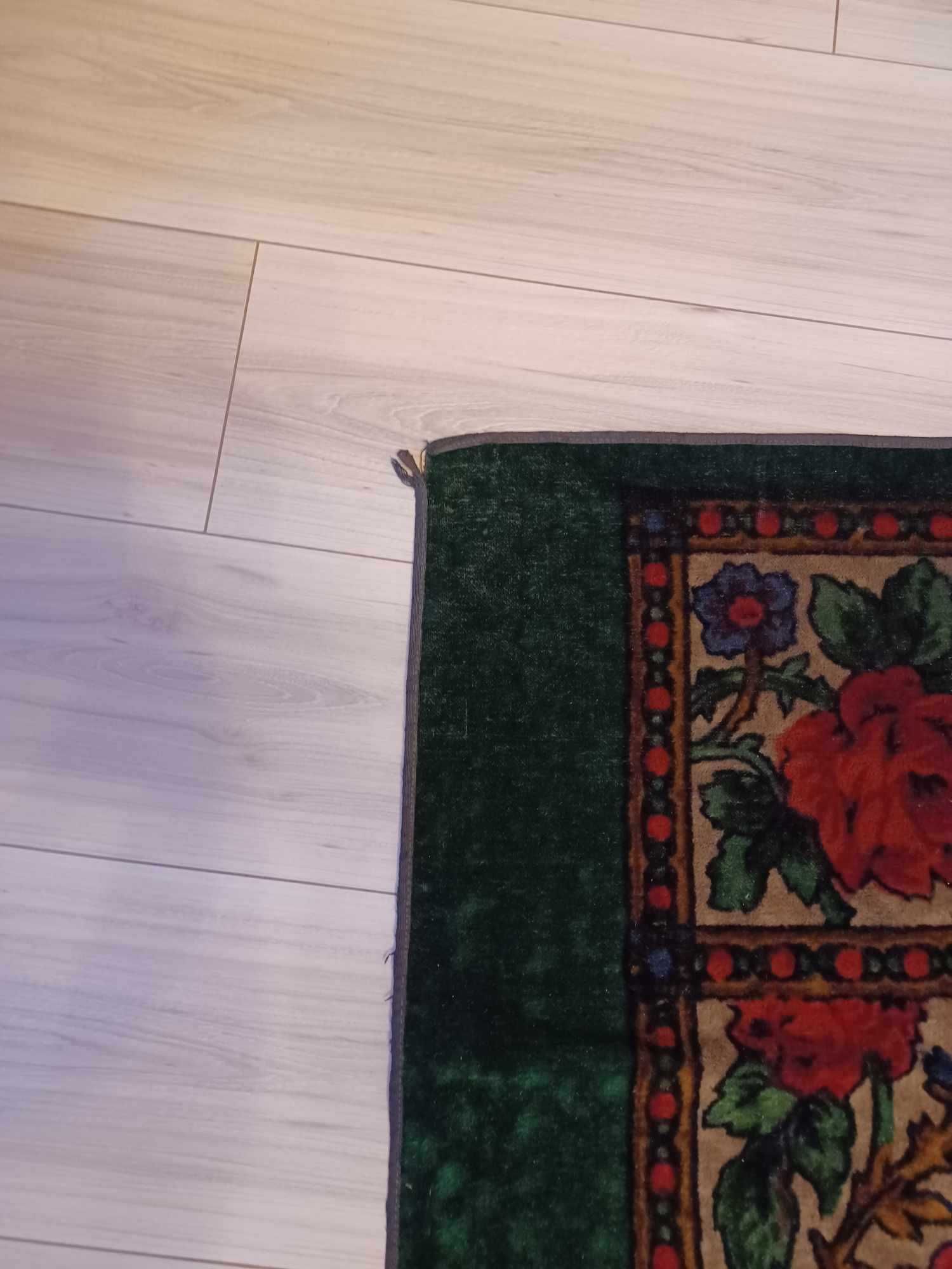 Kapa,narzuta zamszowa z lat 40/50-tych