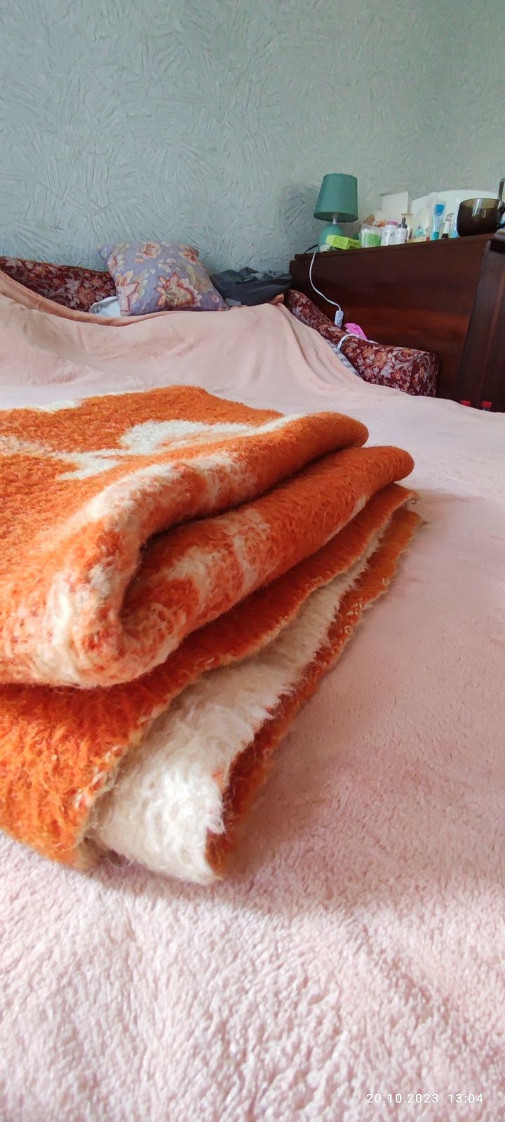 Продам одеяло шерстяное детское 90*120