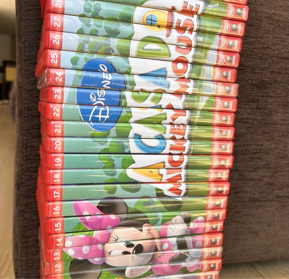 Colecao de DVDs A Casa do Mickey Mouse.