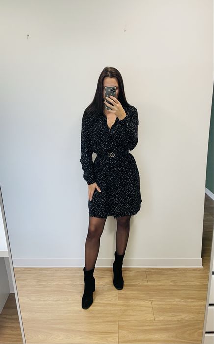 Koszulowa sukienka w tozmiarze L