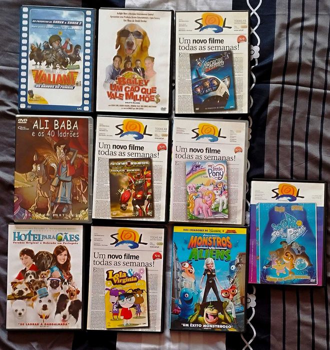 Lote Dvds Especial "Desenhos Animados e Animação"