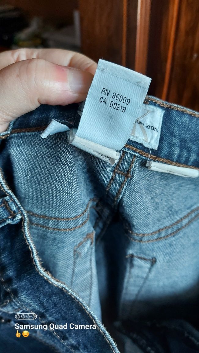 Spodnie jeansowe damskie Calvin Klein S