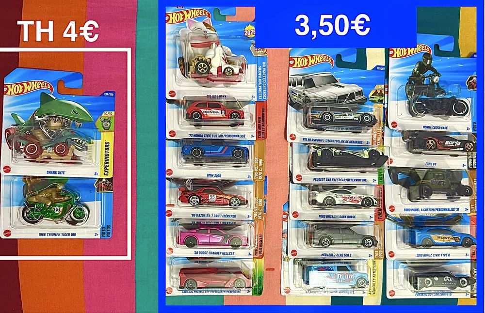 Varios carros hot wheels (2 treasure hunts)