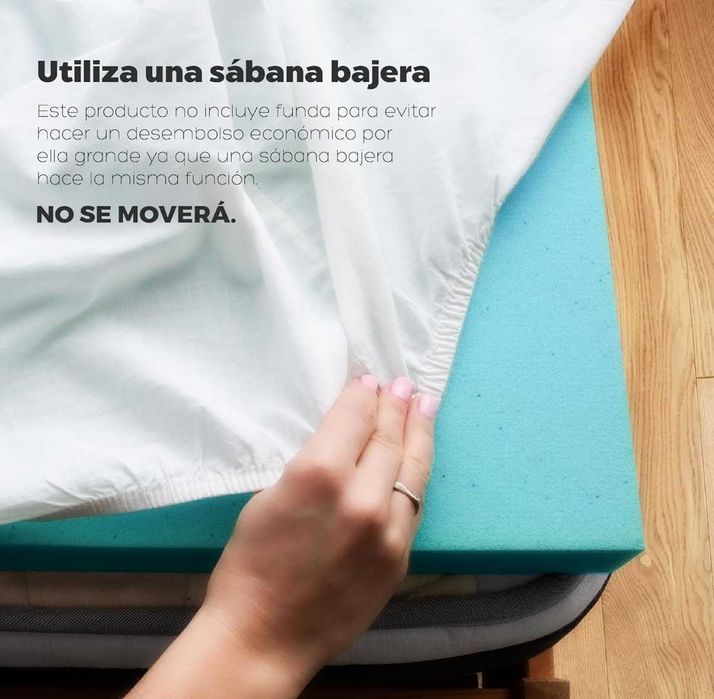 Topper Viscoelástico 140x190 cm – 5 cm Espessura