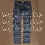 Spodnie proste klasyczne jeansy XS/34 TROLL ozdobne szlufki wada #1838