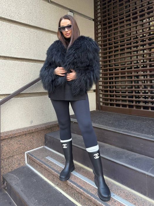 Шуба из натуральной ламы.Шуба лама.шуба з лами.наші фото.