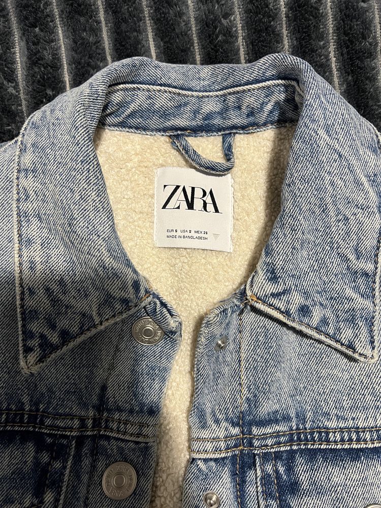 Джинсова куртка утеплена Zara