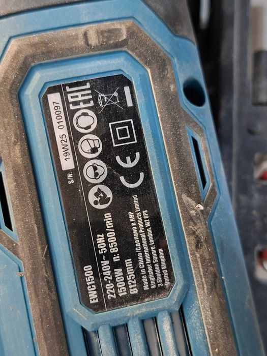 Bruzdownica Erbauer EWC1500 + walizka 1500W