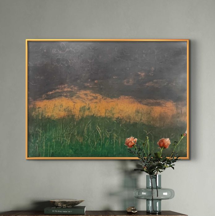 Oryginalny obraz akrylowy "Comme une connexion unique entre les âmes"