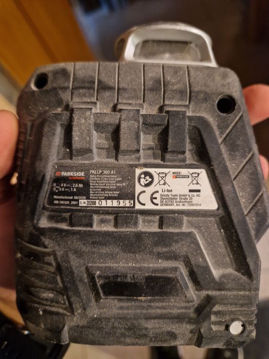 Laser 360 parkside performance na akumulator