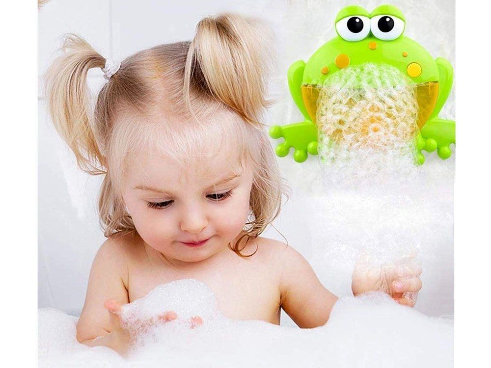 bąbelkowa żabka zabawka do kąpieli wanny automat