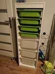 Regały trofast Ikea. 3szt z pojemnikami