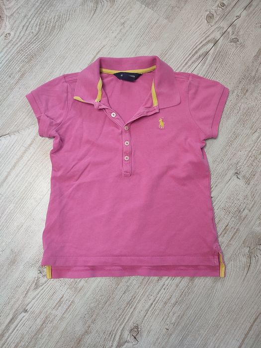 Ralph Lauren 122 koszulka polo t-shirt dziewczęca kołnierzyk klasyczna