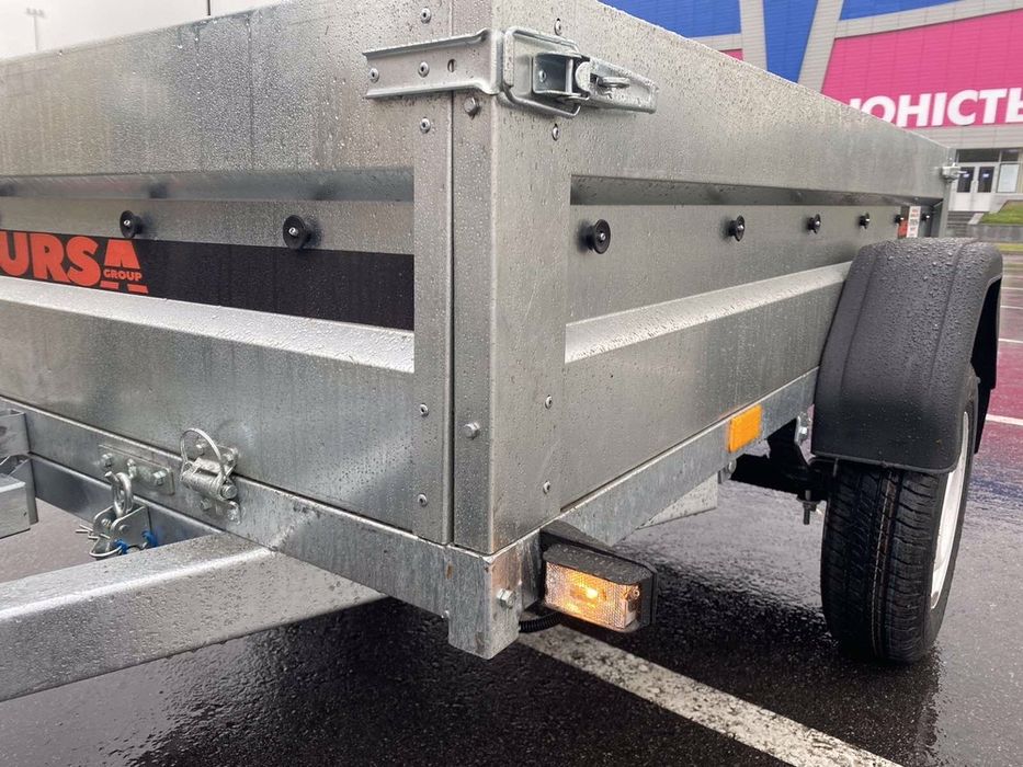 Оцинкованный усиленный, легковой, бортовой, прицеп