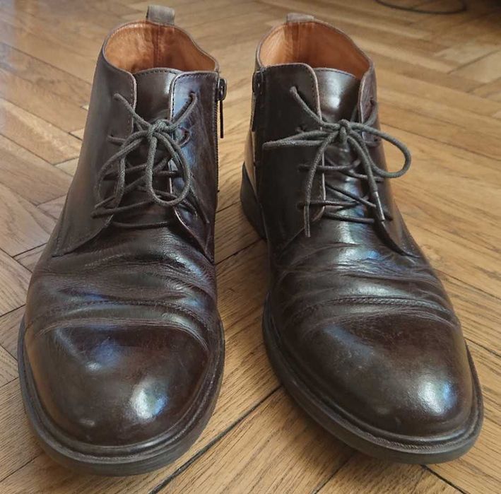 Buty botki sztyblety skóra naturalna GINO ROSSI rozmiar 40