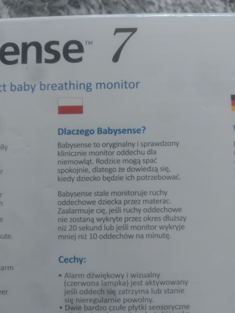 Monitor oddechu baybysense 7