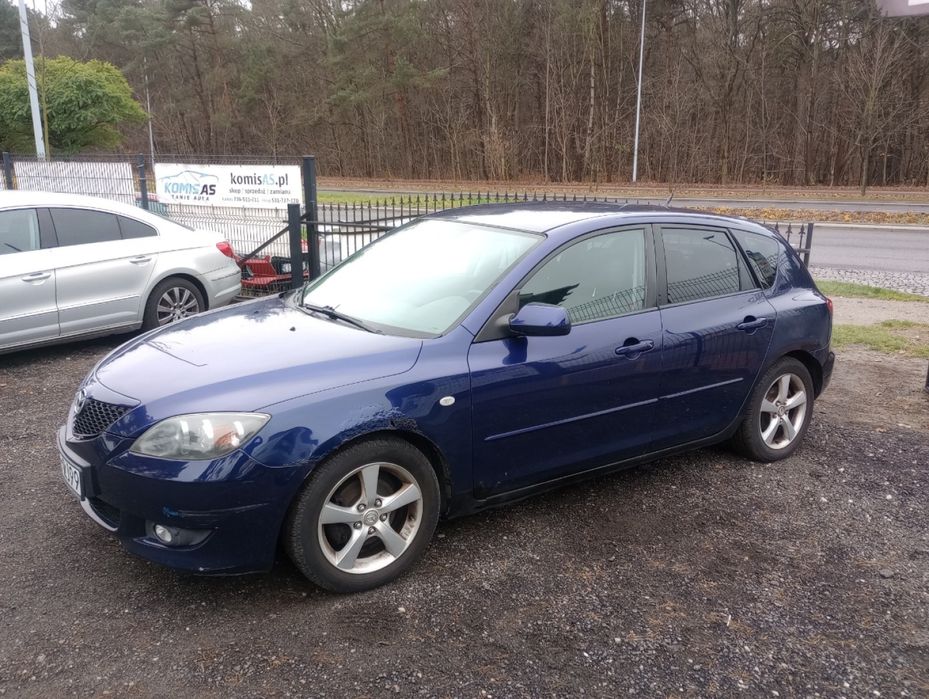 Mazda 3 1.6B 105KM 2004r * el szyby klima BT do 10.2026 * TORUŃ