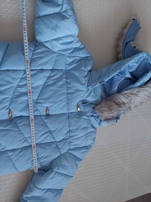 kurtka zimowa rozmiar s, błękitna