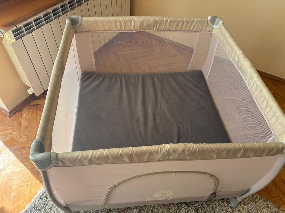 SKŁADANY kojec łóżeczko tyrystyczne