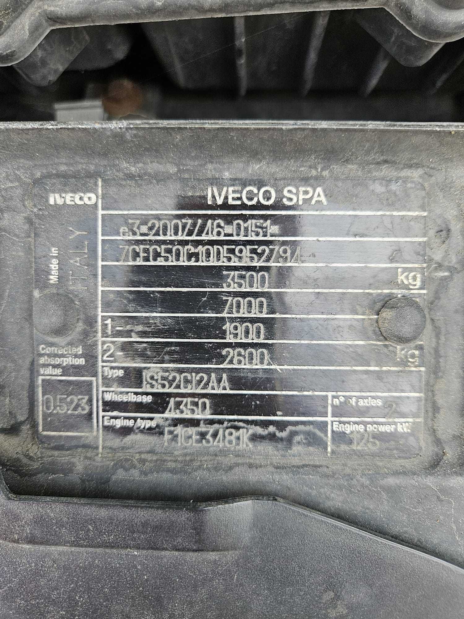 Iveco daily 3,0 skrzynia ładunkowa, rama do zabudowy, 1 właściciel