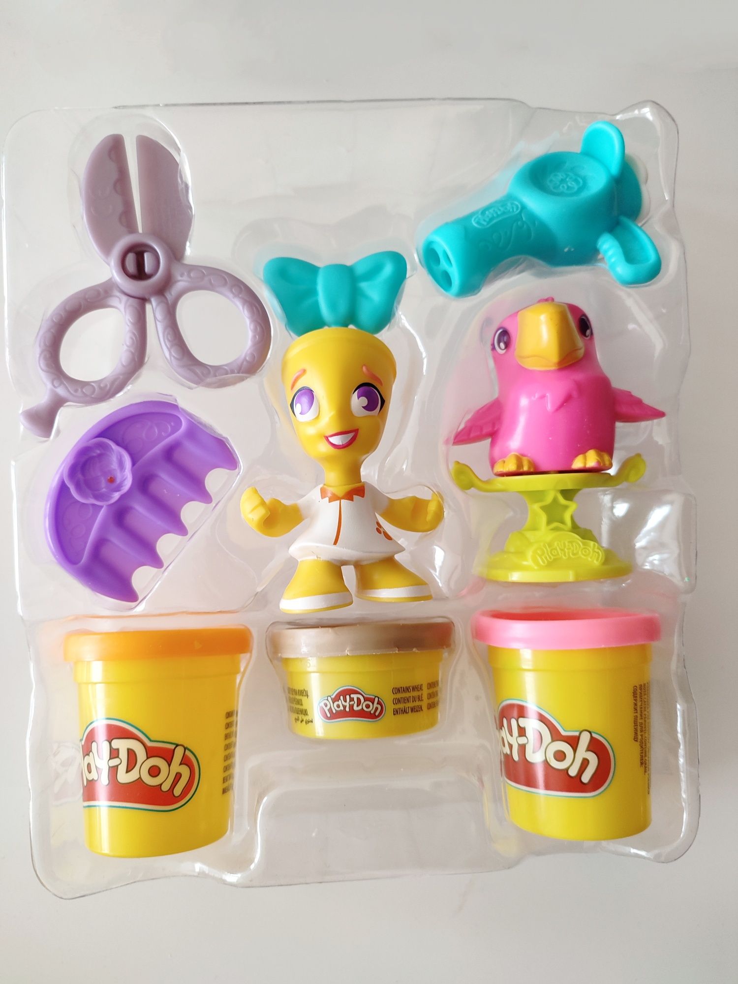 Foremki Ciastolina Play doh Fryzjer i Papuga
