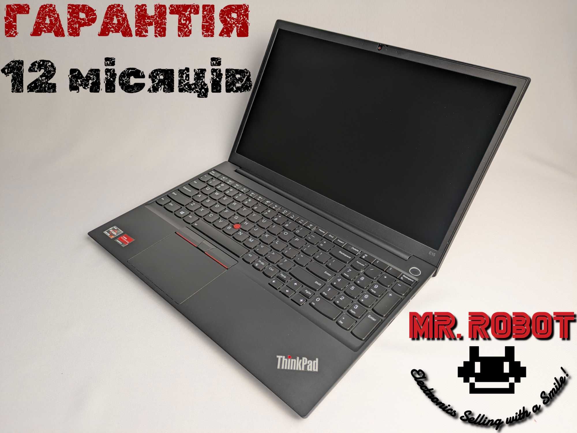 ThinkPad E15 Gen 2 Ryzen 5 PRO 4650U 12 ядер 16/256 15.6′ IPS АКБ=96%