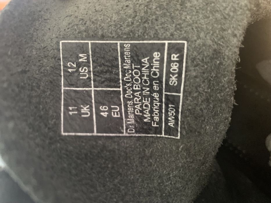 Dr. Martens Доктор Мартенс кожа ботинки 46 р.