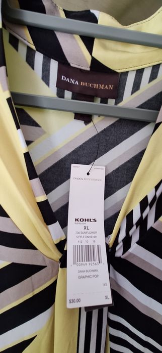 Nowa bluzka damska kolorowa, rozm. XL