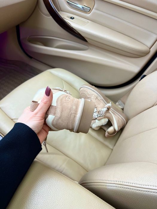 Зимові кеди уги UGG LowMel biege бежеві