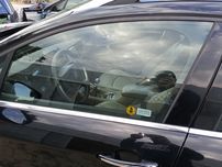 Szyba akustyczna lewe drzwi przód citroen C5 x7 III