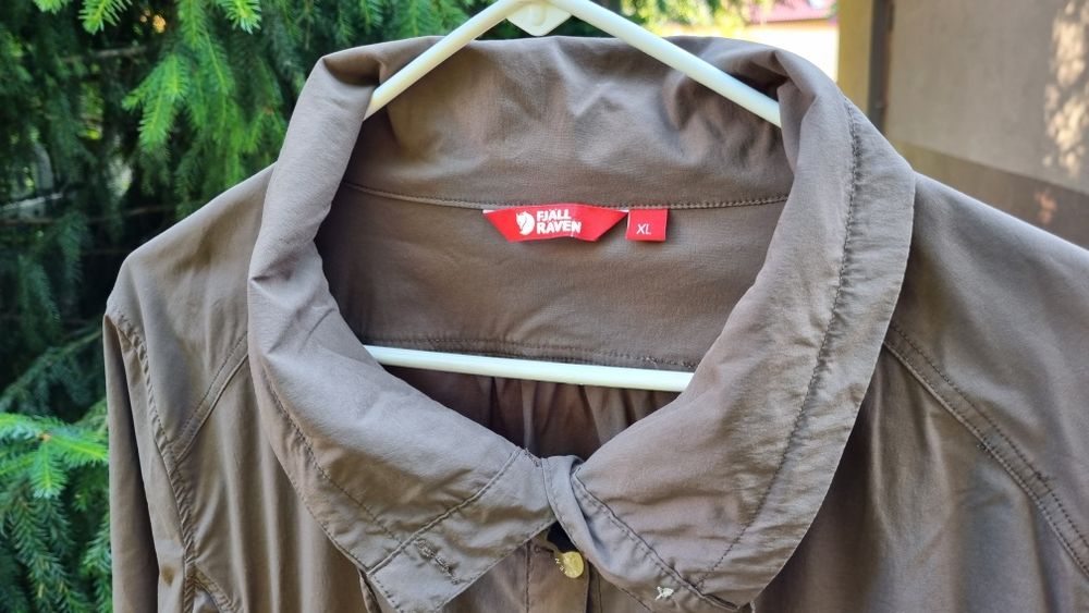 Koszula Fjällräven turystyczna / outdoorowa, brązowa, rozmiar XL