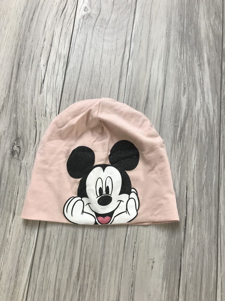 Czapka różowa z Mickey Mouse H&M 134-152, 8-12 lat