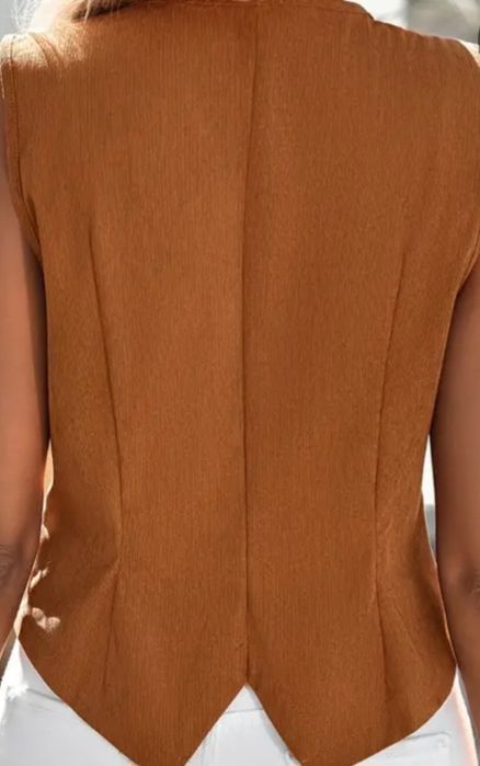 Śliczna damska kamizelka slim,