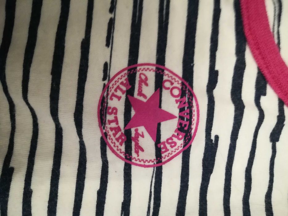 Sukienka, tunika letnia 85-90. Converse biało-granatowo-różowa. Nowa