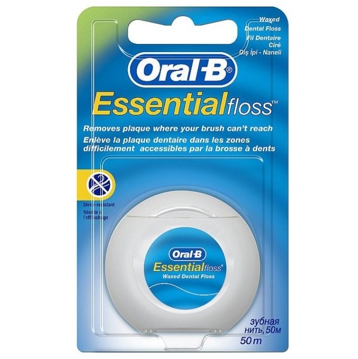 Зубная нить Oral-B Essential Мятная 50 м