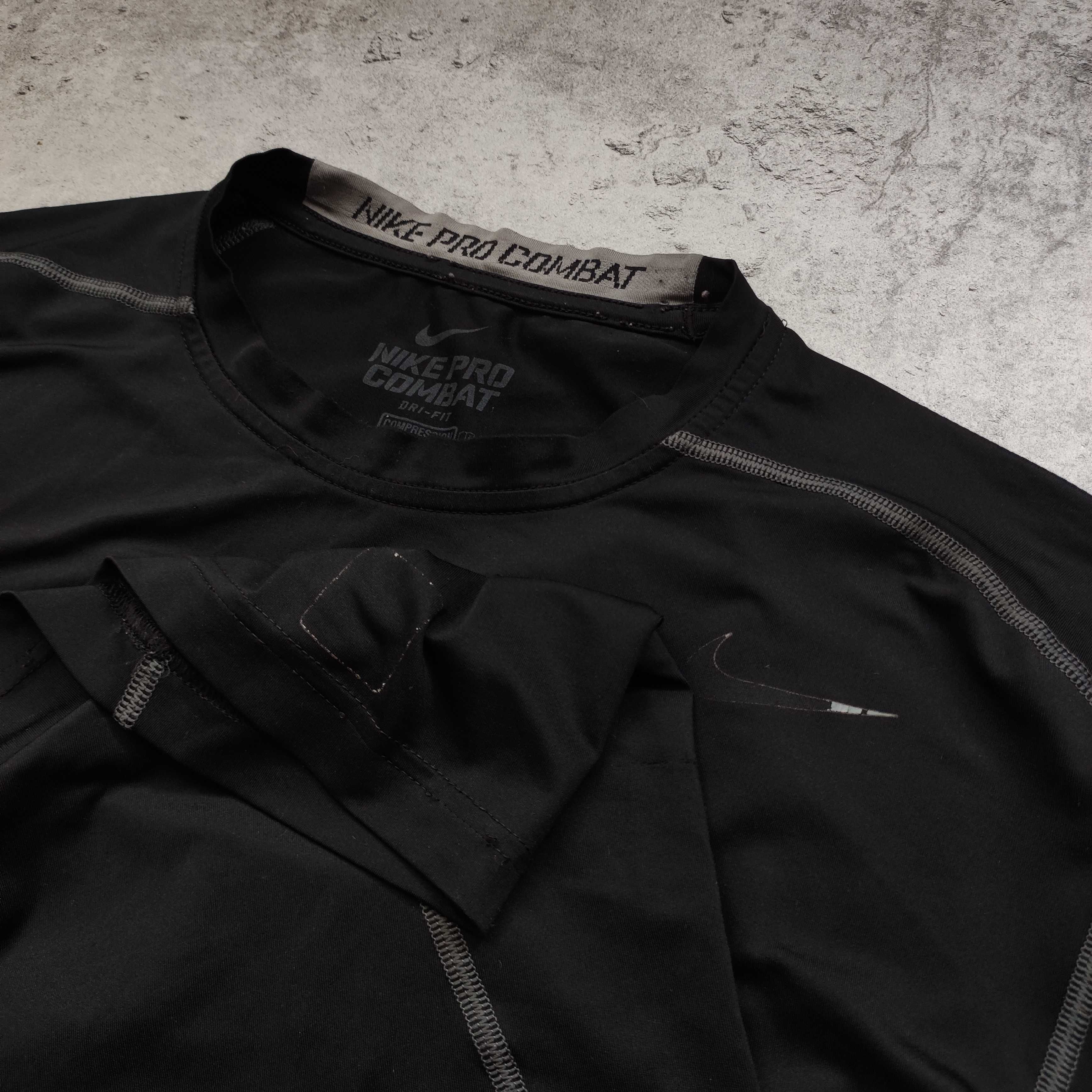 MĘSKA Koszulka Siłownia Kompresyjna GYM Active Dri-Fit Nike PRO Combat