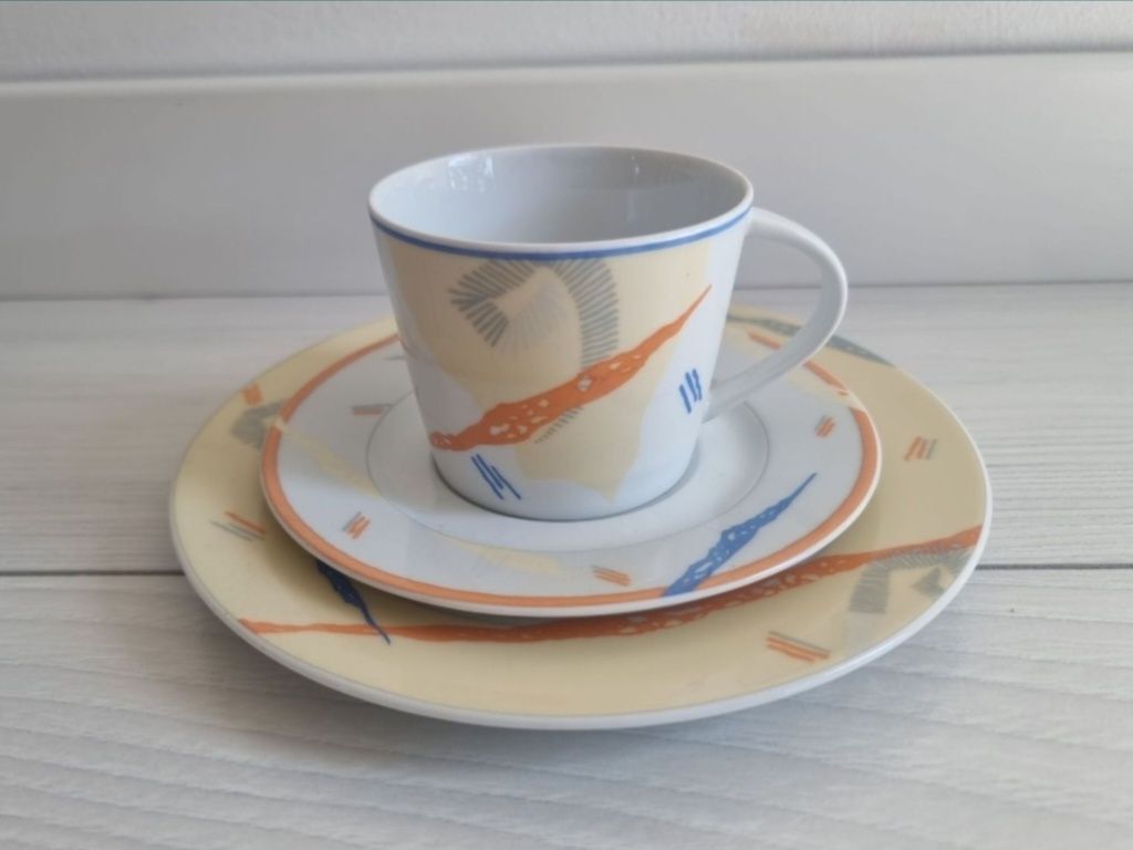 Okazja! Zestaw 9 filiżanek Lubiana porcelana